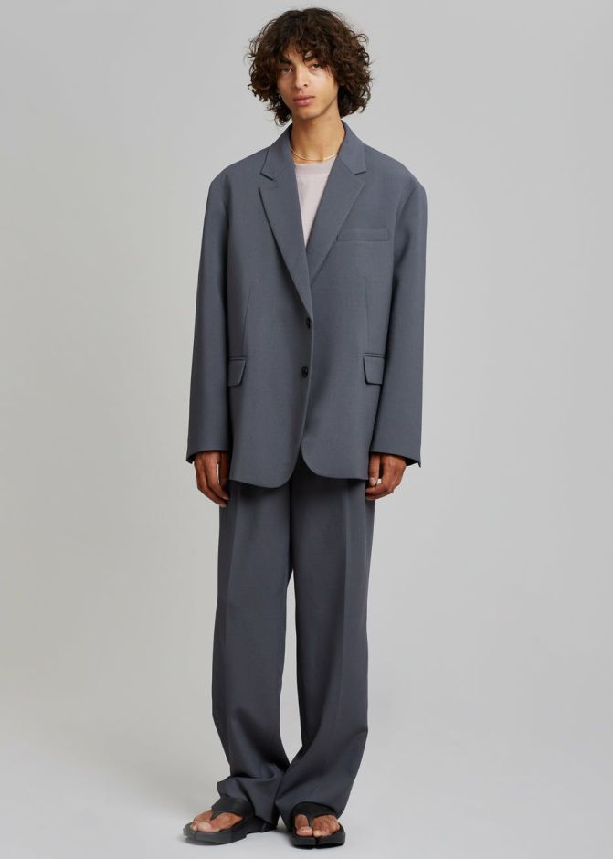 Men The Frankie Shop | Beo Suit Pants Charcoal ⋆ Billysuits